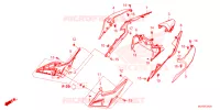 COUVERCLES LATERAUX   ARRIERES pour Honda CBR 500 R ABS de 2024
