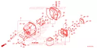 FILTRE A AIR pour Honda CBR 500 R ABS de 2024