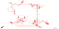 PEDALE pour Honda CBR 500 R ABS de 2024