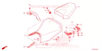 SELLE pour Honda CBR 500 R ABS de 2024