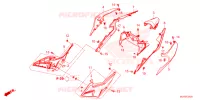 COUVERCLES LATERAUX   ARRIERES pour Honda CBR 500 R ABS de 2024