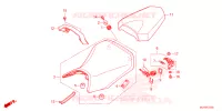 SELLE pour Honda CBR 500 R ABS de 2024