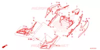COUVERCLES LATERAUX   ARRIERES pour Honda CBR 500 R ABS de 2024