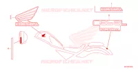 AUTOCOLLANTS pour Honda REBEL 500 de 2024
