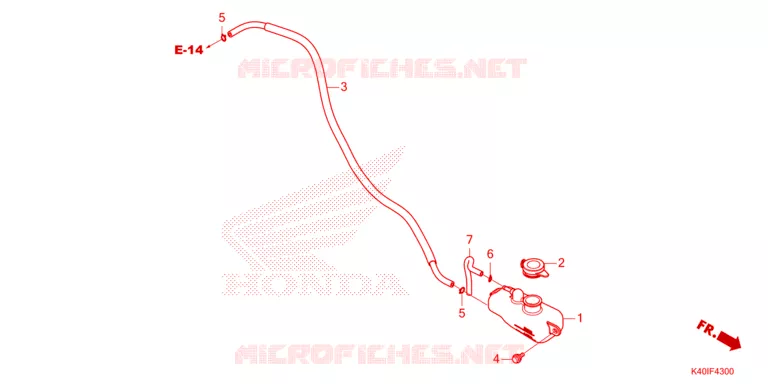 VASE D'EXPANSION Honda SCOOTER 125 FORZA 2024  NSS125ADR