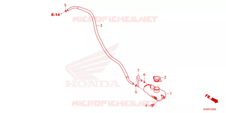 VASE D'EXPANSION Honda SCOOTER 125 FORZA 2023  NSS125ADR
