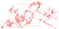 CADRE pour Honda FORZA 250 ABS TOP CASE de 2024