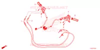 COMMODO   LEVIER   CABLE pour Honda FORZA 250 ABS TOP CASE de 2024