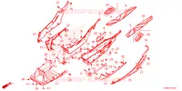 MARCHE PIEDS pour Honda FORZA 250 ABS TOP CASE de 2024