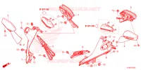 RETROVISEUR pour Honda FORZA 250 ABS TOP CASE de 2024