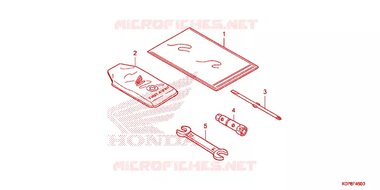 OUTIL Honda SCOOTER 110 DIO 2023  SCV110P