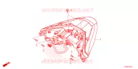 FEUX ARRIERE pour Honda FORZA 350 SMART TOP BOX de 2024