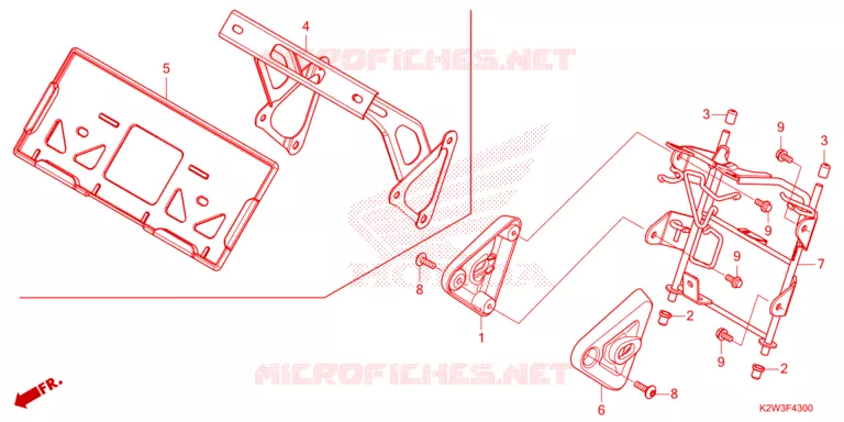 SUPPORT PHARE Honda MOTO 125 DAX 2024  ST125AP