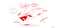 AUTOCOLLANTS pour Honda CBR 600 RR ABS de 2024