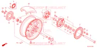 ROUE ARRIERE pour Honda CBR 600 RR ABS de 2024