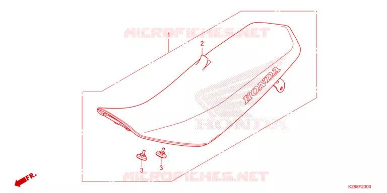 SELLE Honda MOTO 125 CRF 2023  CRF125FP