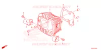 CYLINDRE pour Honda CT 125 TRAIL de 2024