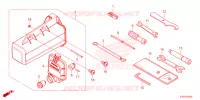 OUTILS   BOITE A OUTILS pour Honda CT 125 TRAIL de 2024