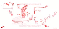 PEDALE   KICK pour Honda CT 125 TRAIL de 2024