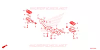 REPOSE PIED pour Honda CT 125 TRAIL de 2024