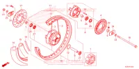 ROUE ARRIERE pour Honda CT 125 TRAIL de 2024
