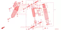 AMORTISSEUR AVANT pour Honda PIONEER 1000-5 TRAIL de 2024