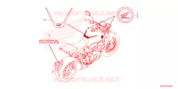 AUTOCOLLANTS pour Honda CB 1000 R de 2024