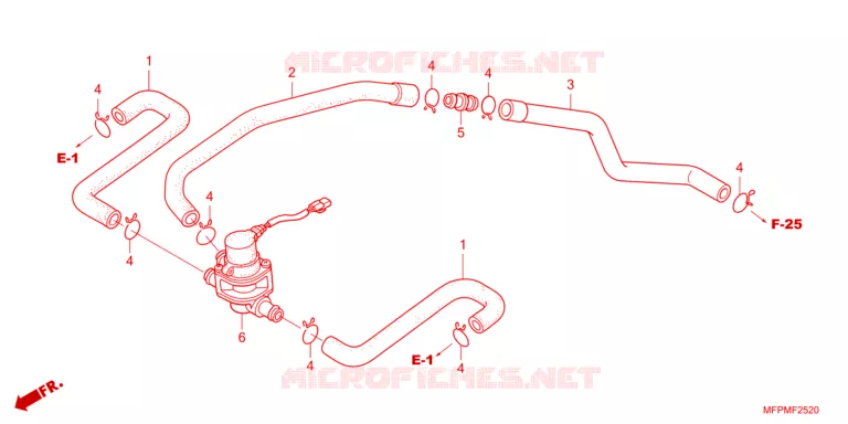 VALVE DE COMMANDE D'INJECTION D'AIR Honda MOTO 1300 CB 2024  CB1300SSPP