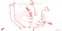 COMMODO   CABLE   RETROVISEUR pour Honda CT 125 TRAIL de 2024