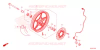 ROUE AVANT pour Honda AIRBLADE 160 de 2023