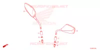 RETROVISEUR pour Honda VARIO 160 ABS REPSOL de 2023