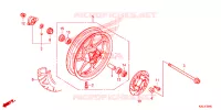 ROUE AVANT pour Honda ZOOMER 110 X de 2014