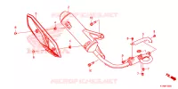 SILENCIEUX D'ECHAPPEMENT pour Honda BEAT 110 de 2023
