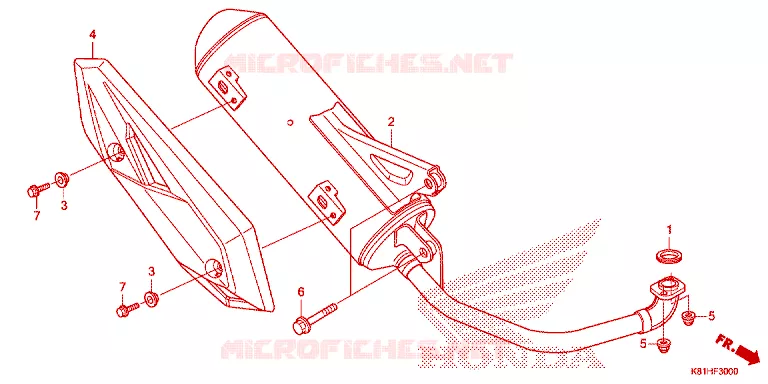 SILENCIEUX D'ECHAPPEMENT Honda SCOOTER 110 BEAT 2018  ACH110CSFJ