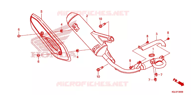 SILENCIEUX D'ECHAPPEMENT Honda SCOOTER 110 GENIO 2021  ACJ110CBFM_2PH
