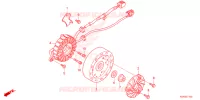 ROTOR   STATOR pour Honda CBF 125 de 2023