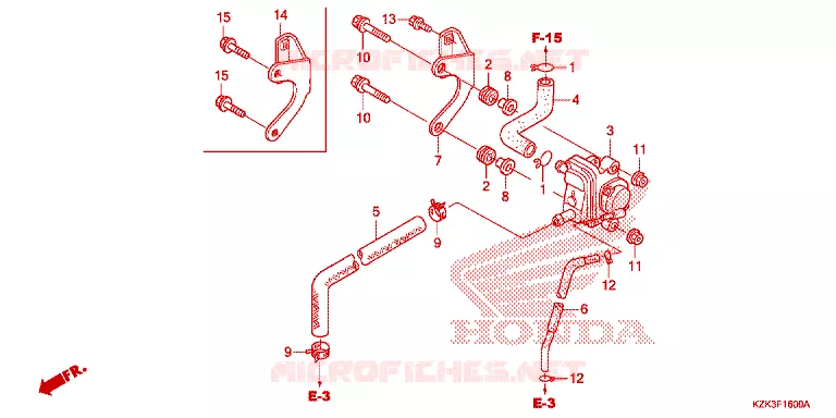 FILTRE A AIR - SOUPAPE D'AIR Honda SCOOTER 110 DIO 2017  SCV110FH