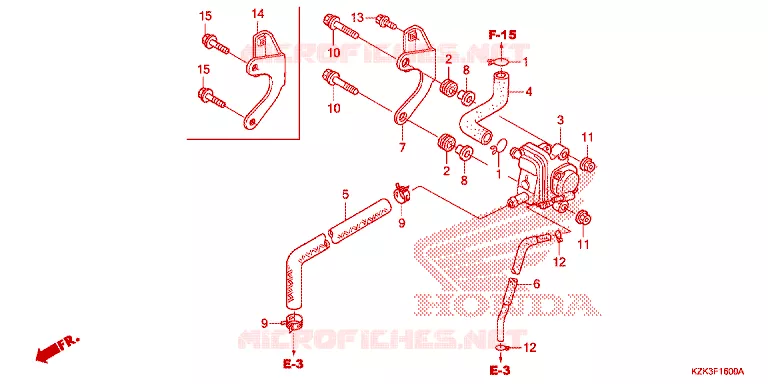 FILTRE A AIR - SOUPAPE D'AIR Honda SCOOTER 110 DIO 2020  SCV110FH