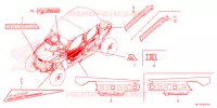 AUTOCOLLANTS pour Honda TALON 1000 X4 RR de 2024