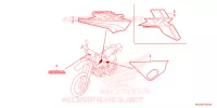 AUTOCOLLANTS pour Honda XR 650 L de 2023