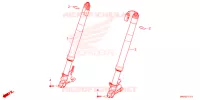 FOURCHE pour Honda CBR 1000 RR SP BREMBO de 2024