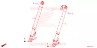 FOURCHE pour Honda CBR 1000 RR SP BREMBO de 2024
