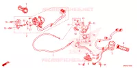 LEVIER DE GUIDON   CABLE   COMMODO pour Honda CBR 1000 RR SP BREMBO de 2024