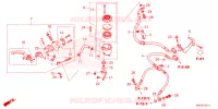MAITRE CYLINDRE DE FREIN AVANT pour Honda CBR 1000 RR SP BREMBO de 2024