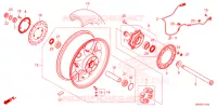 ROUE ARRIERE pour Honda CBR 1000 RR SP BREMBO de 2024