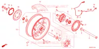 ROUE ARRIERE pour Honda CBR 1000 RR de 2024