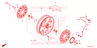 ROUE AVANT pour Honda CBR 1000 RR de 2024