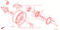 ROUE ARRIERE pour Honda CBR 600 RR de 2024