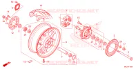 ROUE ARRIERE pour Honda CBR 600 RR de 2024