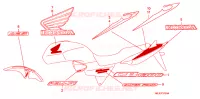 AUTOCOLLANTS pour Honda CB 1300 SUPER FOUR de 2007